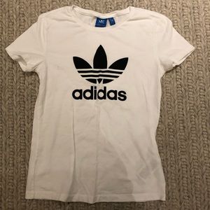 Adidas Women’s Originals White Trefoil Tee